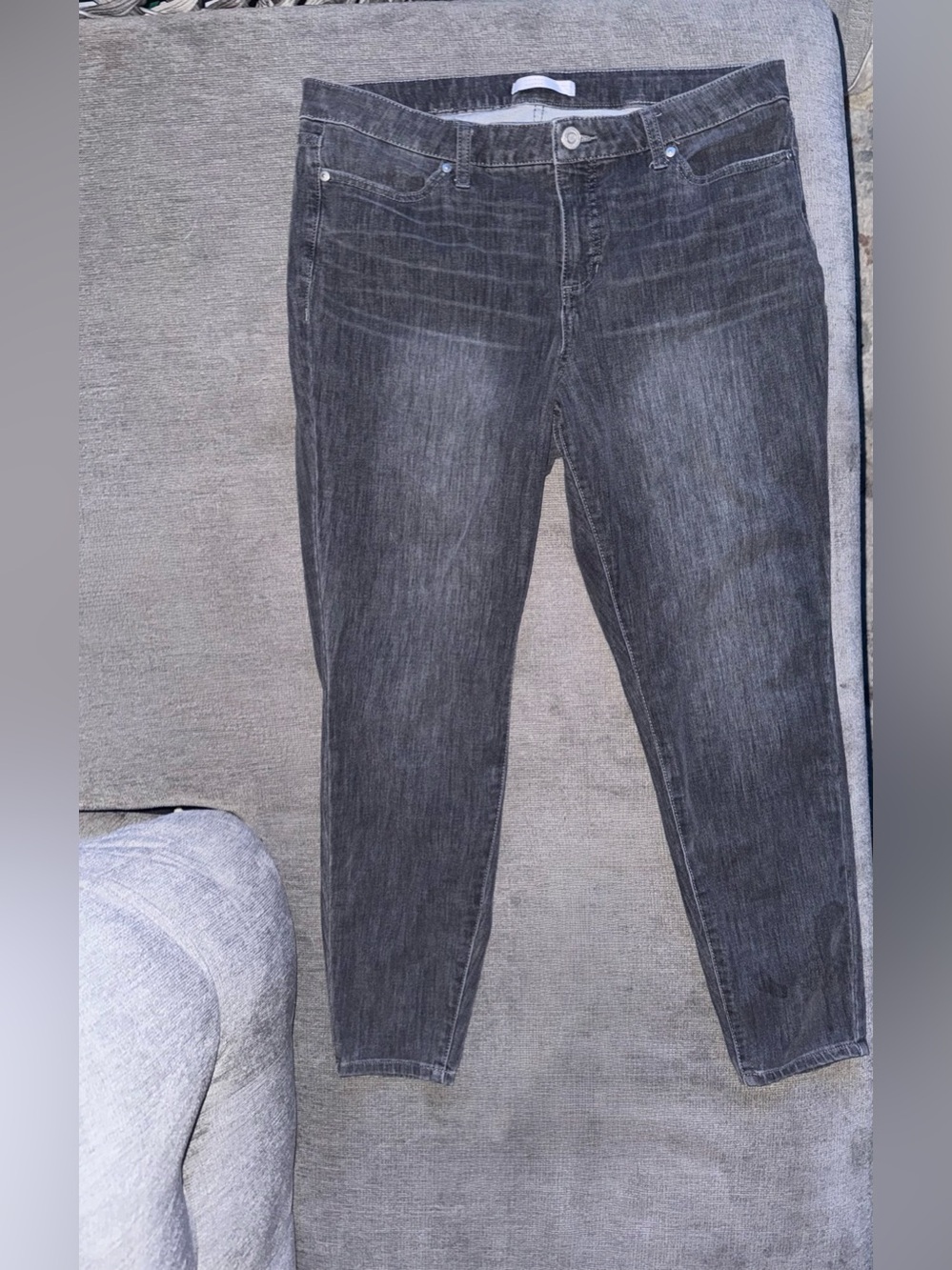 LC Lauren Conrad Charcoal Skinny Jeans